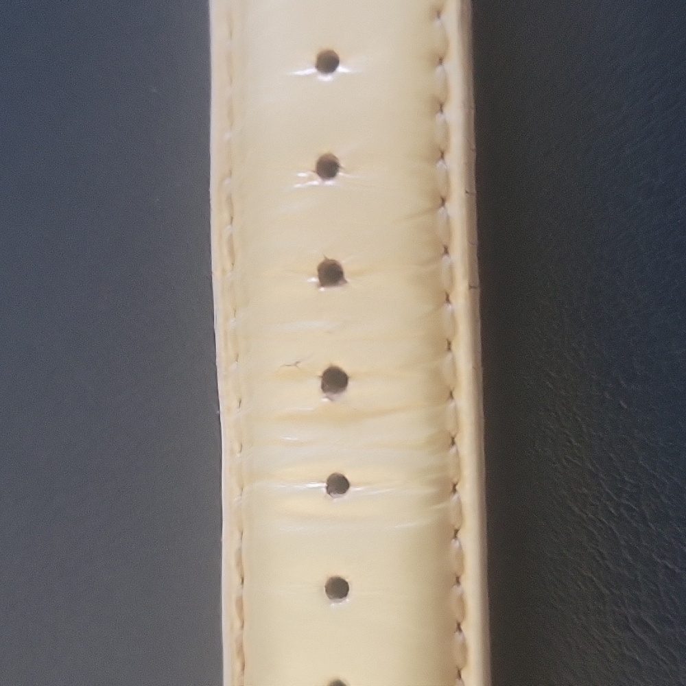 Michele 18mm Pearl Off White Watch Strap Band - Picture 11 of 14